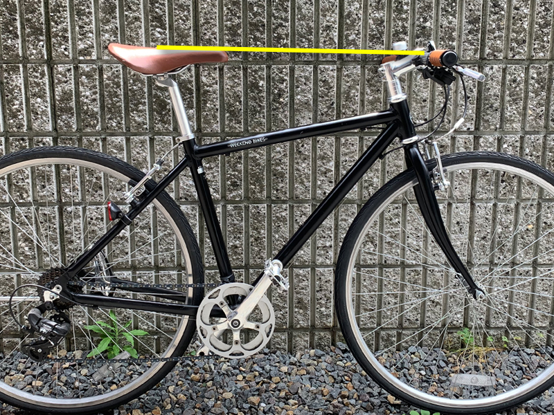WEEKEND BIKESのハンドルポジションが合わない！理想のポジションに 
