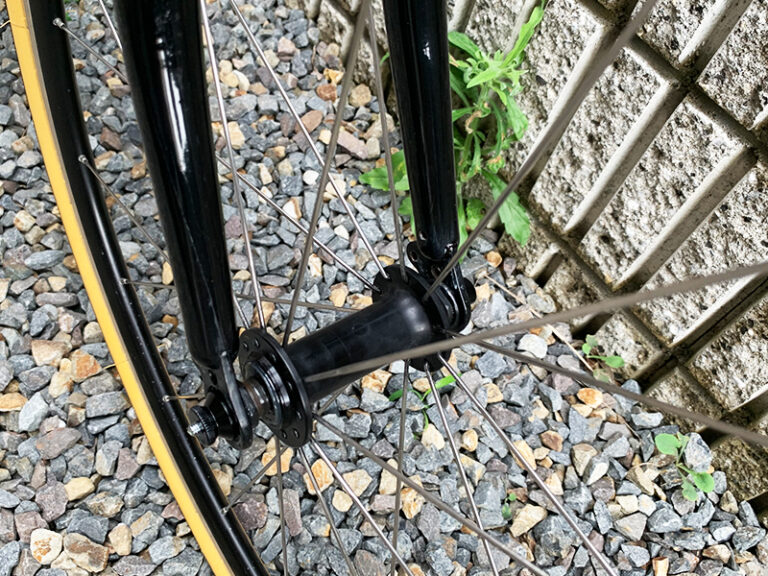 クイックリリースではなく 自転車